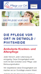 Mobile Screenshot of pflege-vorort.de